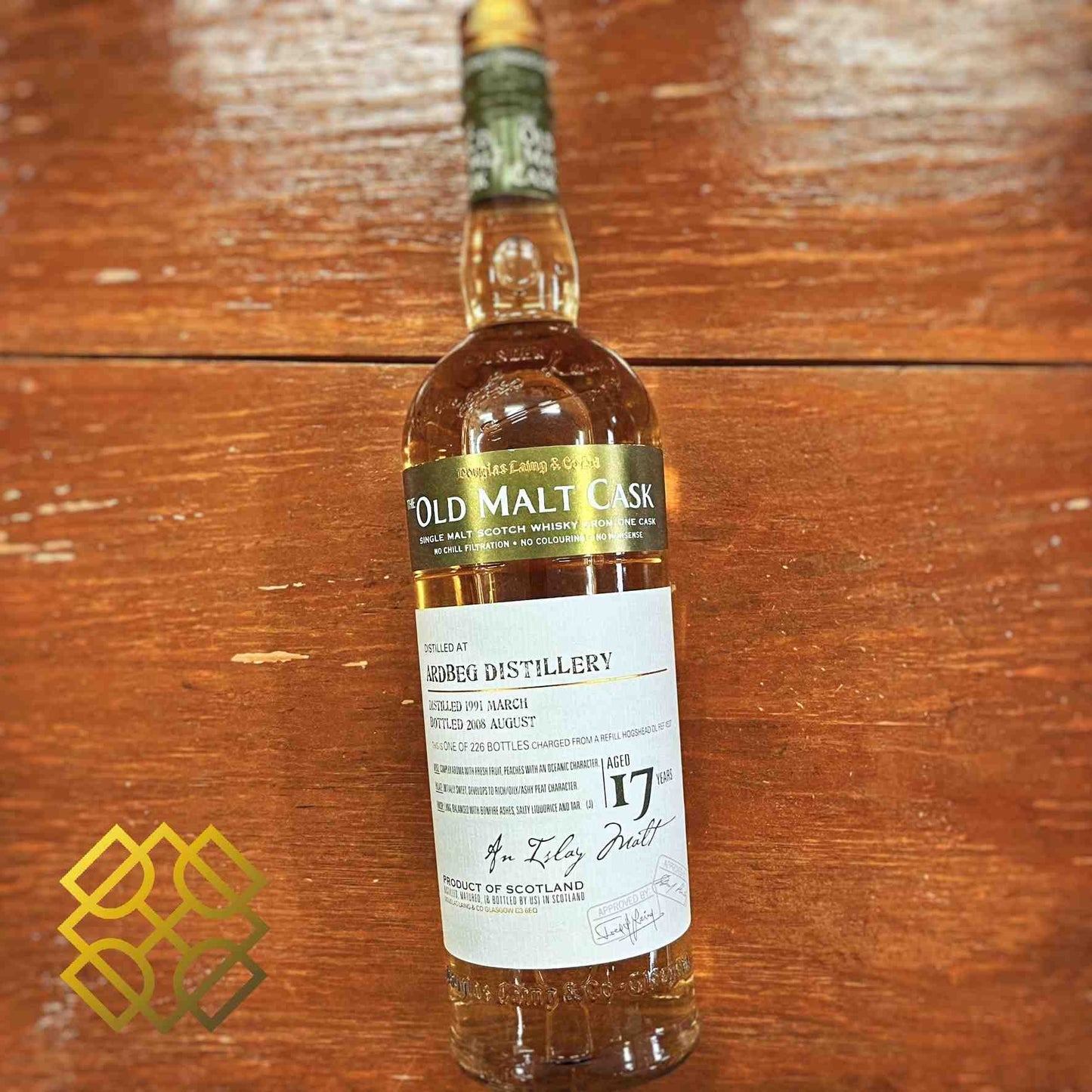 Old Malt Cask Ardbeg  Type : Single Malt Whisky Vintage : 1991 