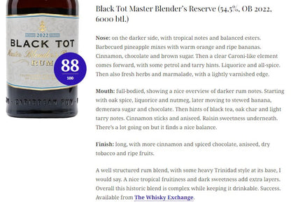 Black Tot - Master Blender's Reserve 2022, 54.5% - Rum, 2