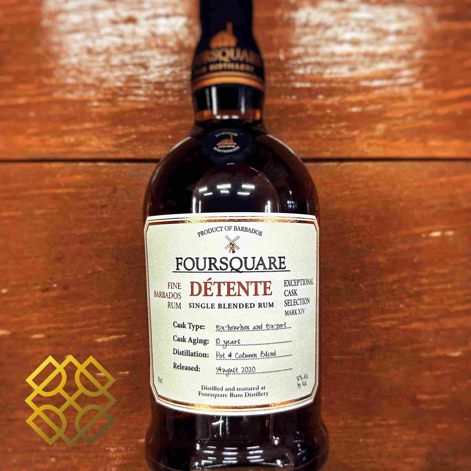 Foursquare - 10YO, 2020, Détente, Mark XIV, 51% - Rum