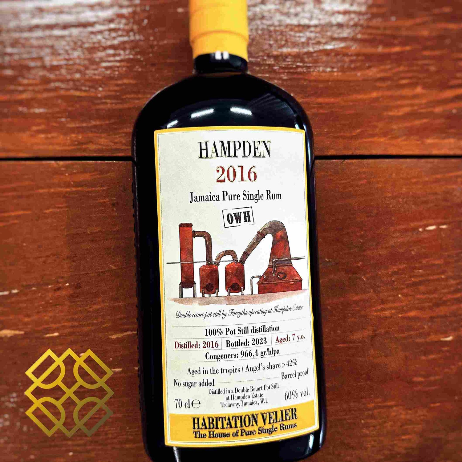 Habitation Velier Hampden - 7YO, 2016/2023, 60% - Rum