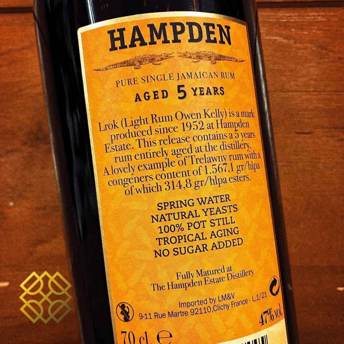 Hampden - 5YO-20162021 The Younger-LROK, 47% - Rum, 2