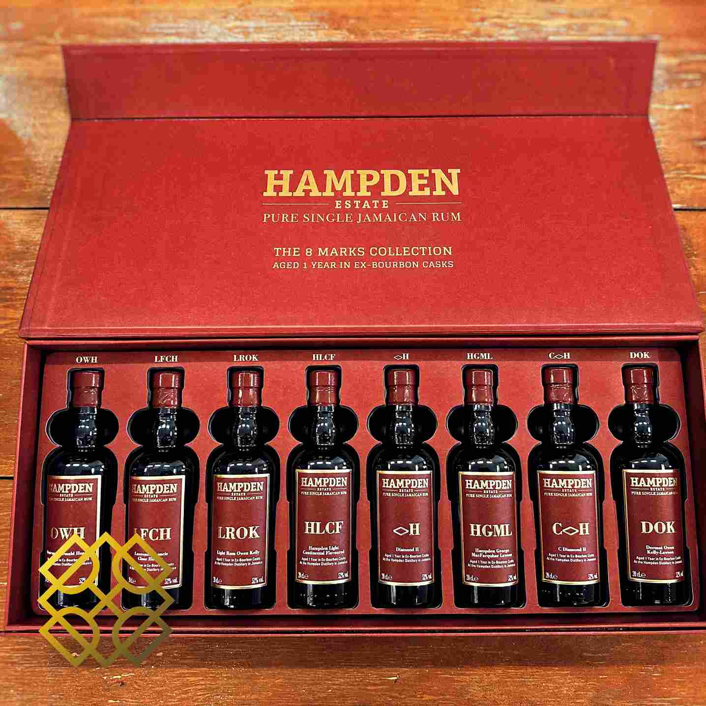 Hampden - 8 Marks ex-Bourbon Cask Collection (Red box) - Rum