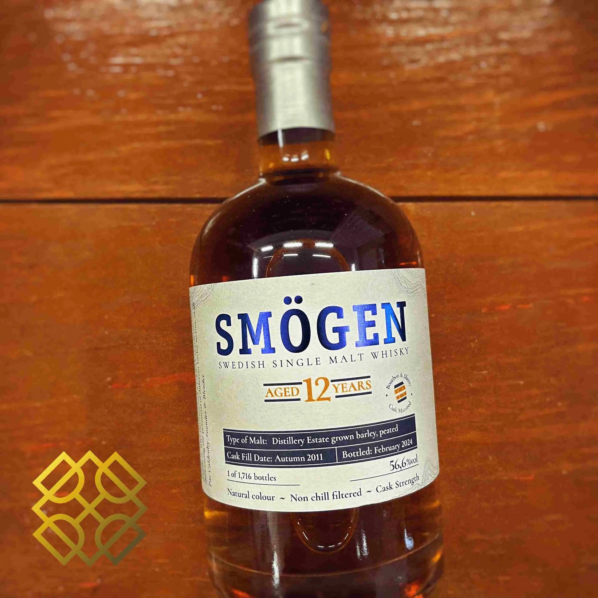 Smögen - 12YO, 2011/2024, Distillery Estate Barley, 56.6%
Type : Single Malt Whisky