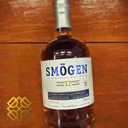 Smögen - 12YO, 2011/2024, Distillery Estate Barley, 56.6%
Type : Single Malt Whisky