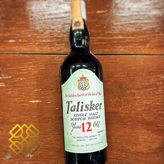 Talisker  Type : Single Malt Whisky Age : 12YO gradi43