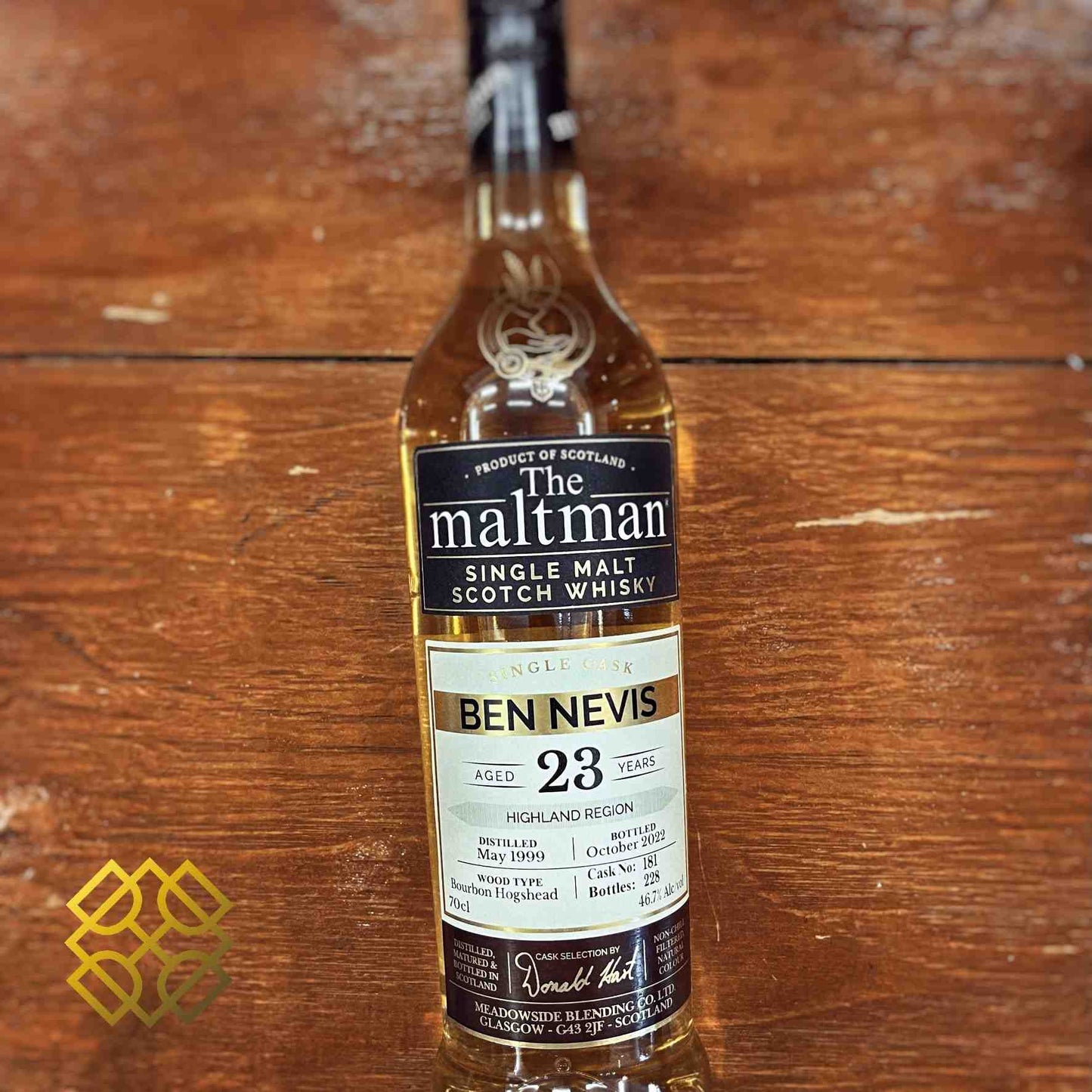 The Maltman Ben Nevis - 23YO, 1999, 46.7%  Type: Single Malt Whisky