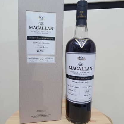 C10129 - Macallan 13年, 2004/2017, エクセプショナル シングルカスク, #11648/08, 64.4%