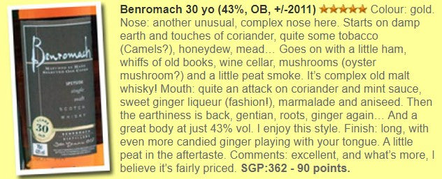 Benromach - 30YO, 2011, 43% - Whisky, 3