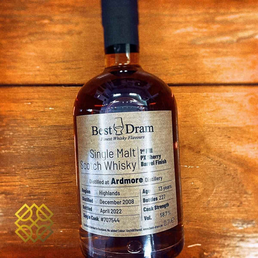 Best Dram Ardmore - 13YO, 20082022, 58.7% - Whisky