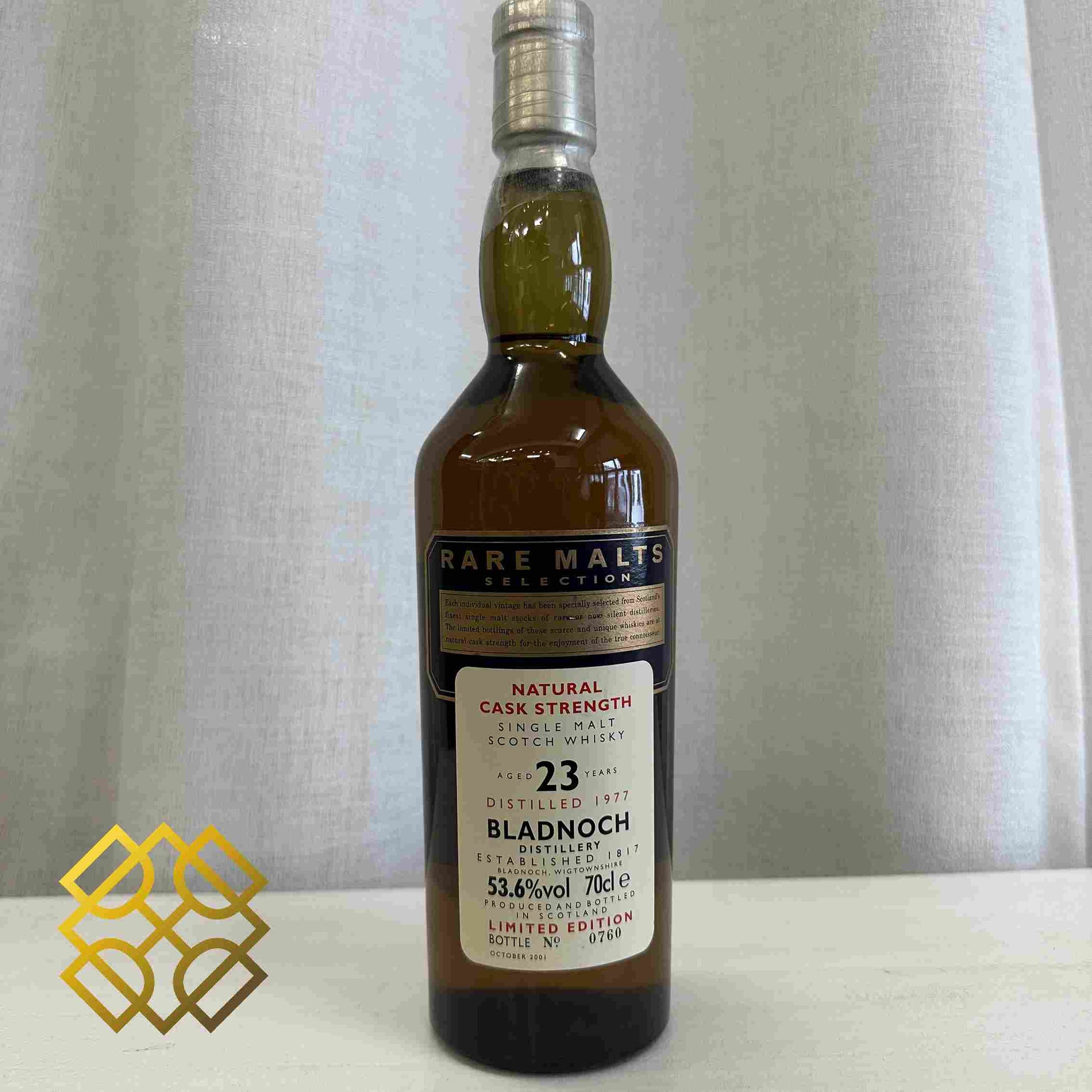 Bladnoch - 23YO, 1977/2001,RareMaltsSelection,53.6%-Whisky, 2