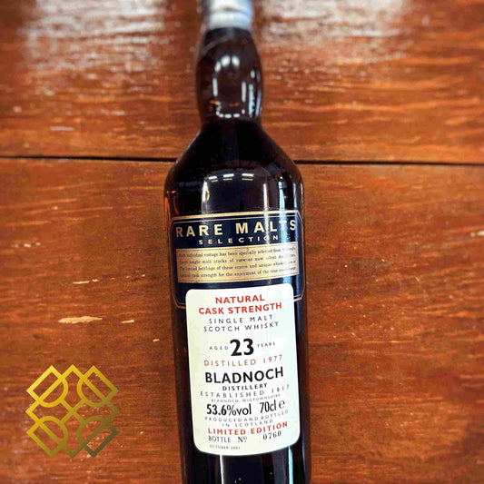 Bladnoch - 23YO, 1977/2001,RareMaltsSelection,53.6%-Whisky