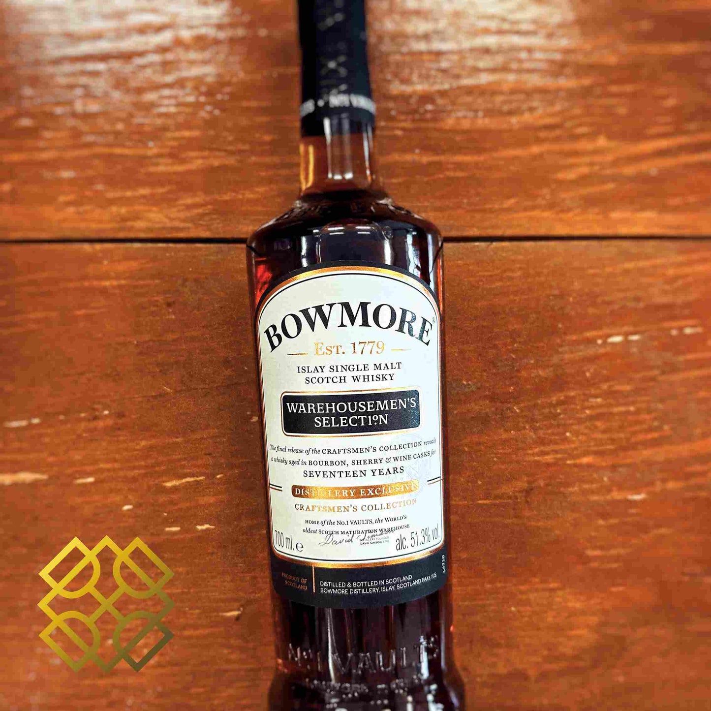  Bowmore - 17YO, Warehousemen's Selection, 51.3% - Whisky