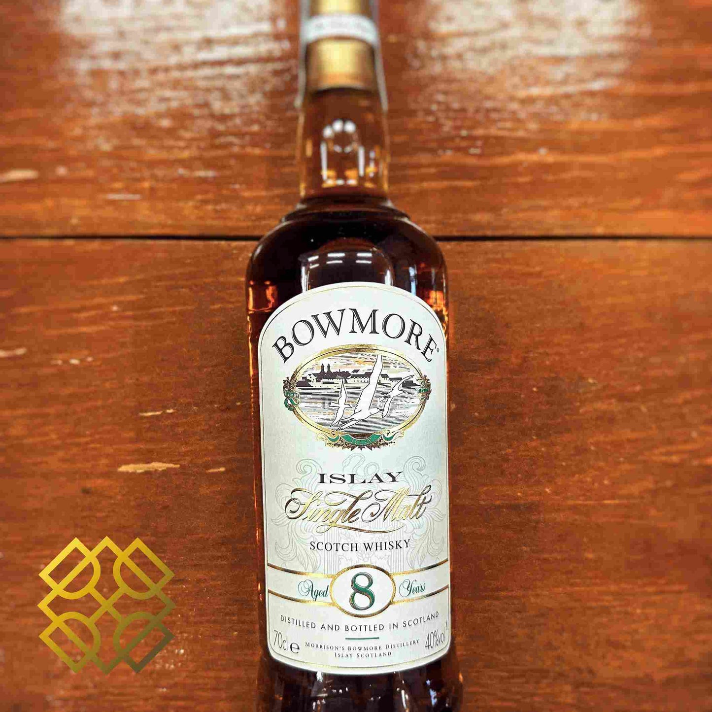 Bowmore - 8YO, 2000, Seagulls, White Stripe Cap, 40%-Whisky