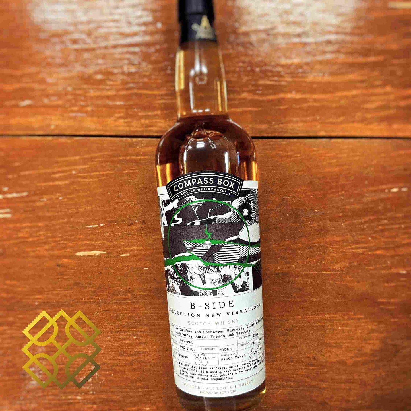 Compass Box-BlendedScotchB-Side, 2023, for LMDW, 49%-Whisky
