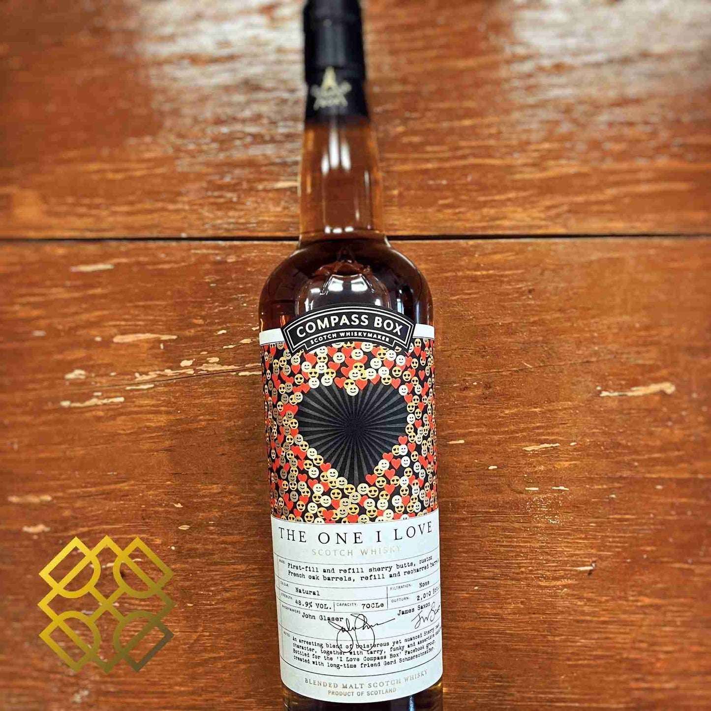 Compass Box The One I Love - 2023, 48.9%  Type: Blended Malt Whisky