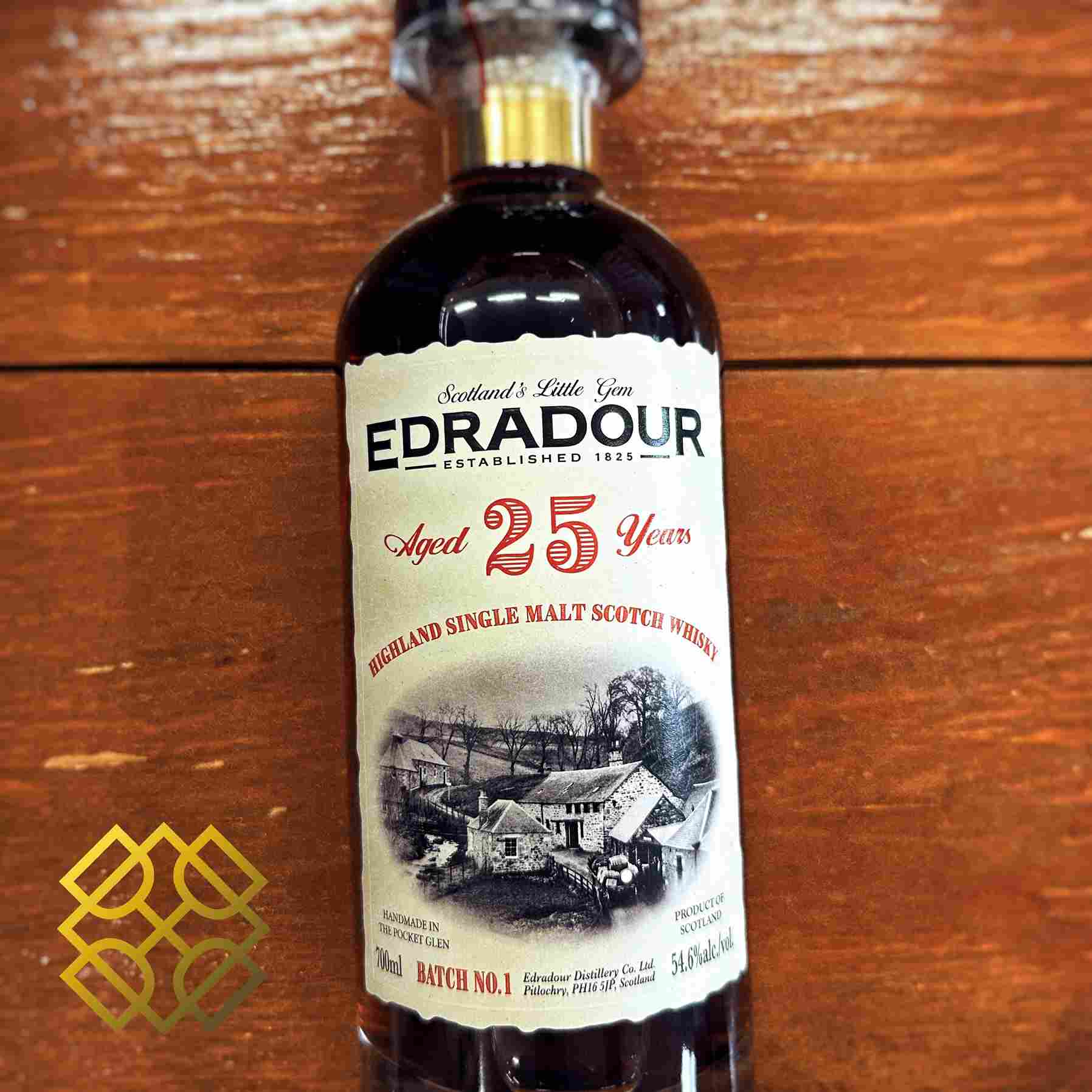 Edradour - 25YO, Ibisco Decanter, 54.6% - Whisky