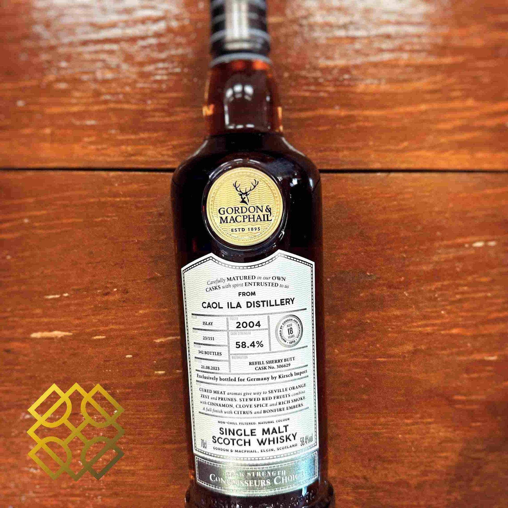 G&M Caol Ila - 18YO, 2004/2023, #306629, 58.4% - Whisky