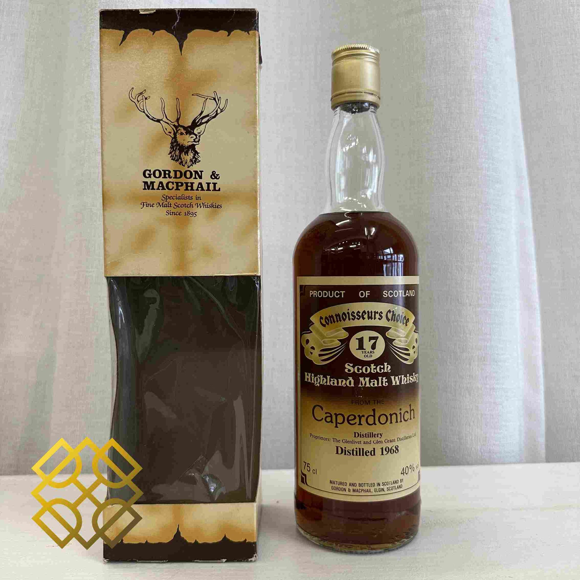 G&M Caperdonich - 17YO, 1968, Brown Label, 40% - Whisky, 2