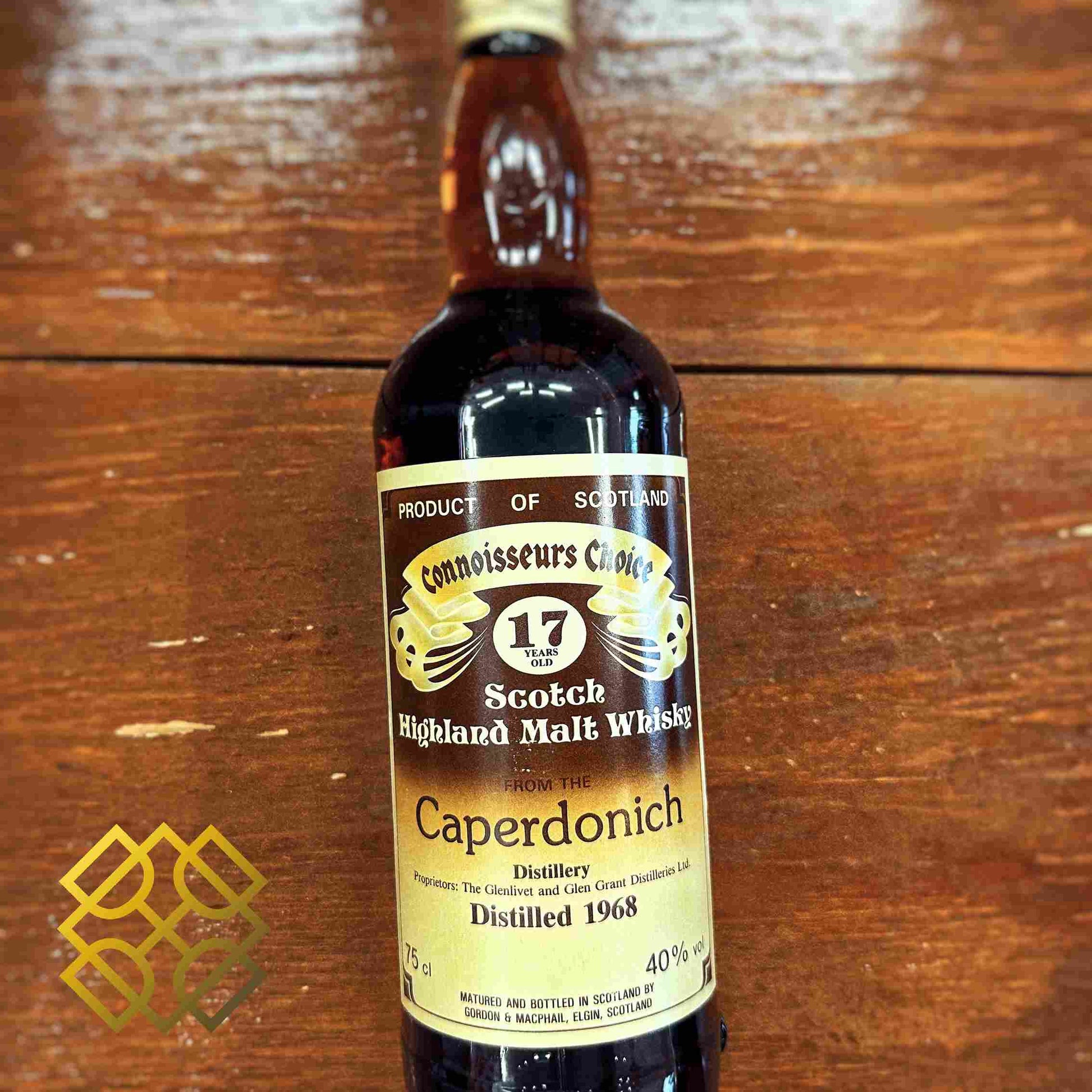 G&M Caperdonich - 17YO, 1968, Brown Label, 40% - Whisky