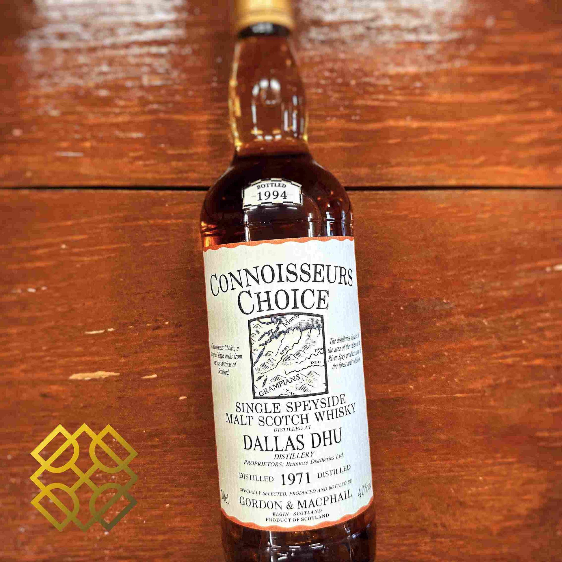 G&M Dallas Dhu - ~23YO, 1971/1994, OldMapLabel, 40%- Whisky