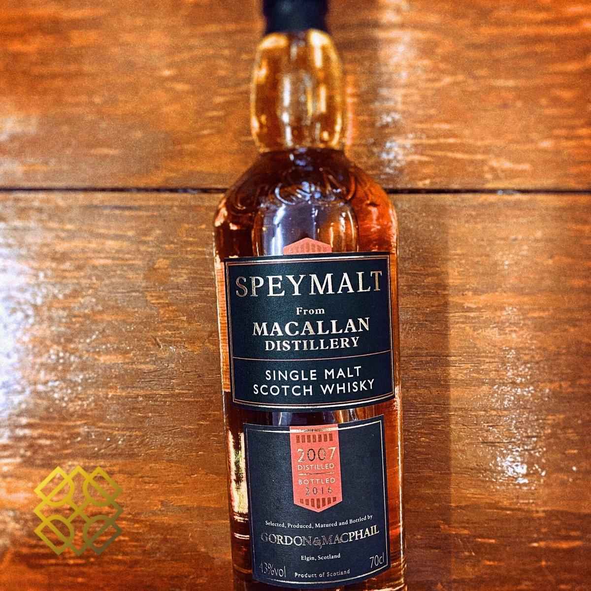 G&M Macallan-9YO, 20072016, Speymalt, 43% - Whisky