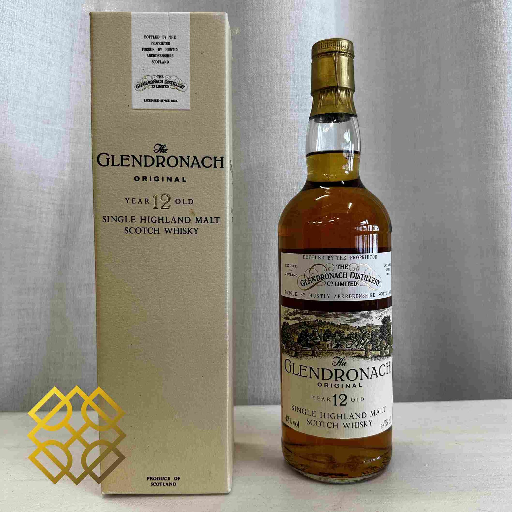 Glendronach - 12YO, 1980s, 43% - Whisky, 2