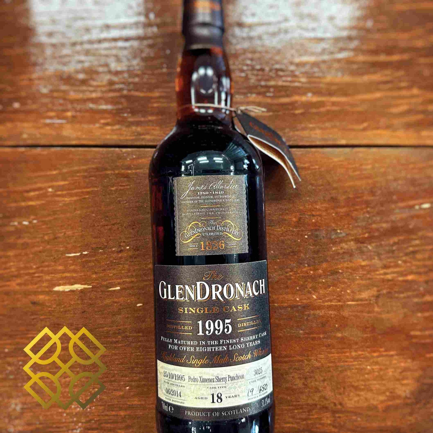 Glendronach - 18YO, 1995/2014, #3025, 51.1% - Whisky