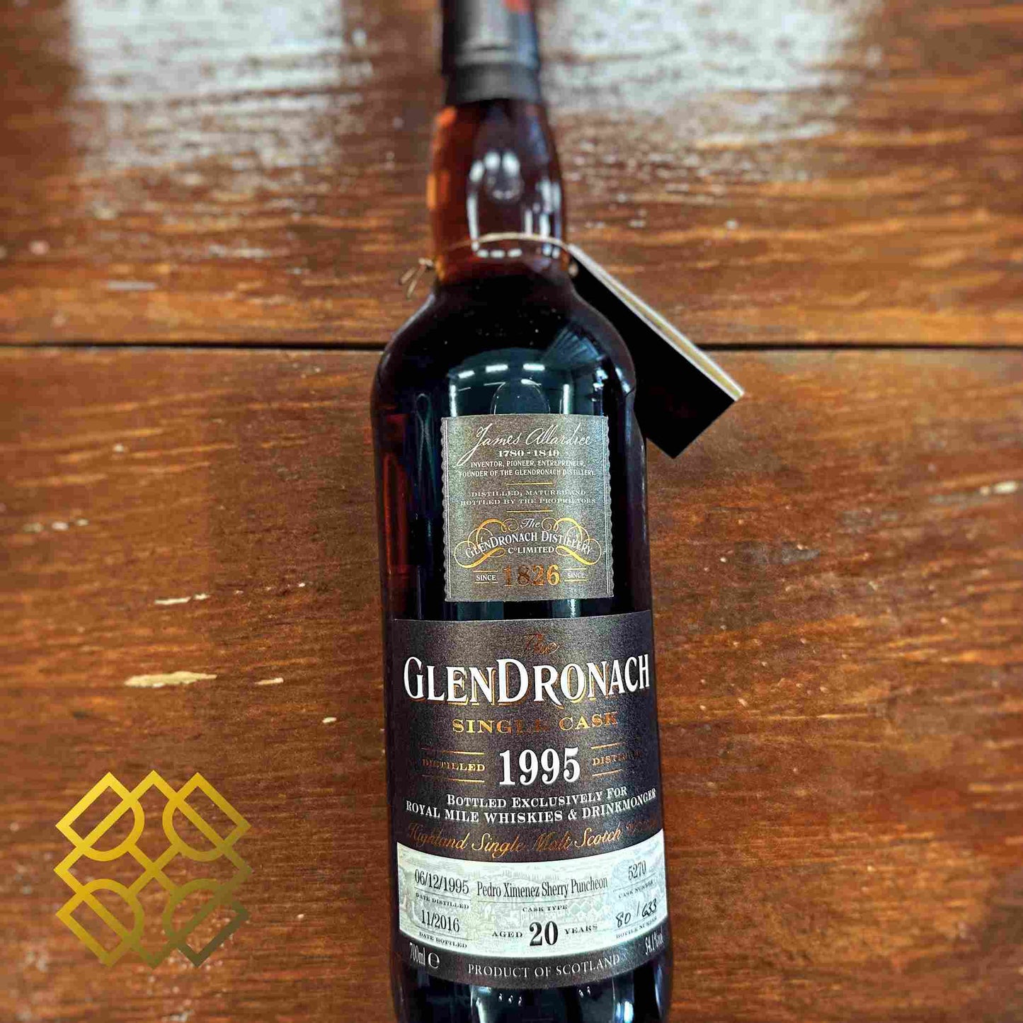 Glendronach - 20YO, 1995/2016, #5270, 54.1% - Whisky