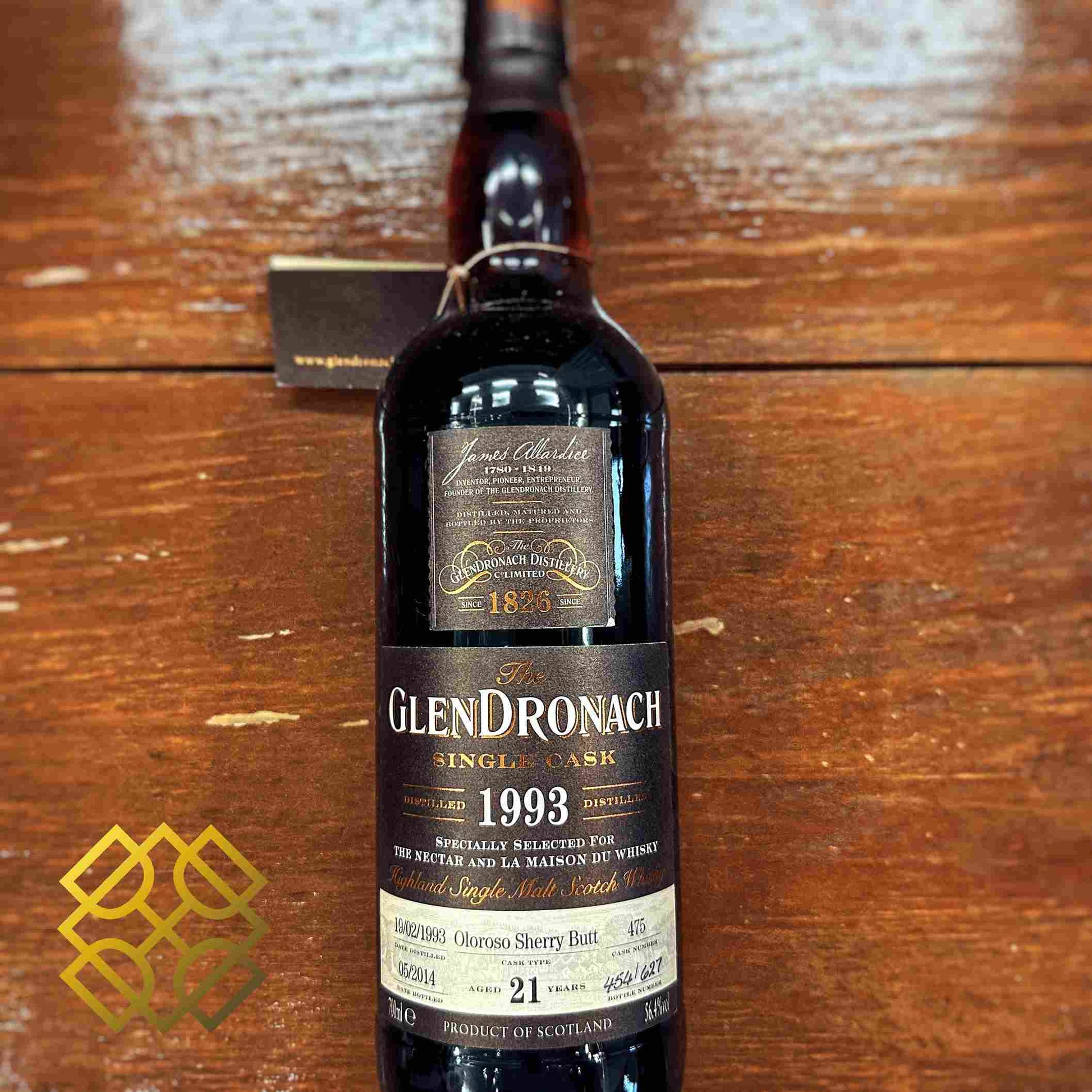 Glendronach - 21YO, 1993/2014, #475, for LMDW, 56.4%-Whisky