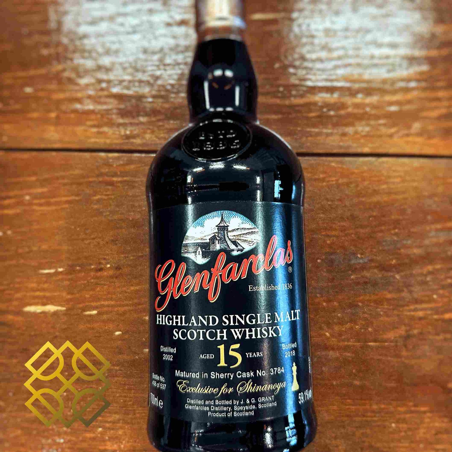 Glenfarclas - 15YO, 2002/2018, #3784, 59.1% - Whisky