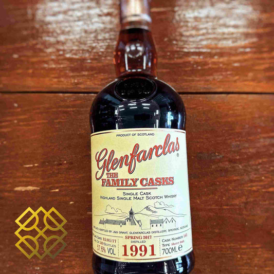 Glenfarclas - ~26YO, 1991/2017, #163, 57.6% - Whisky