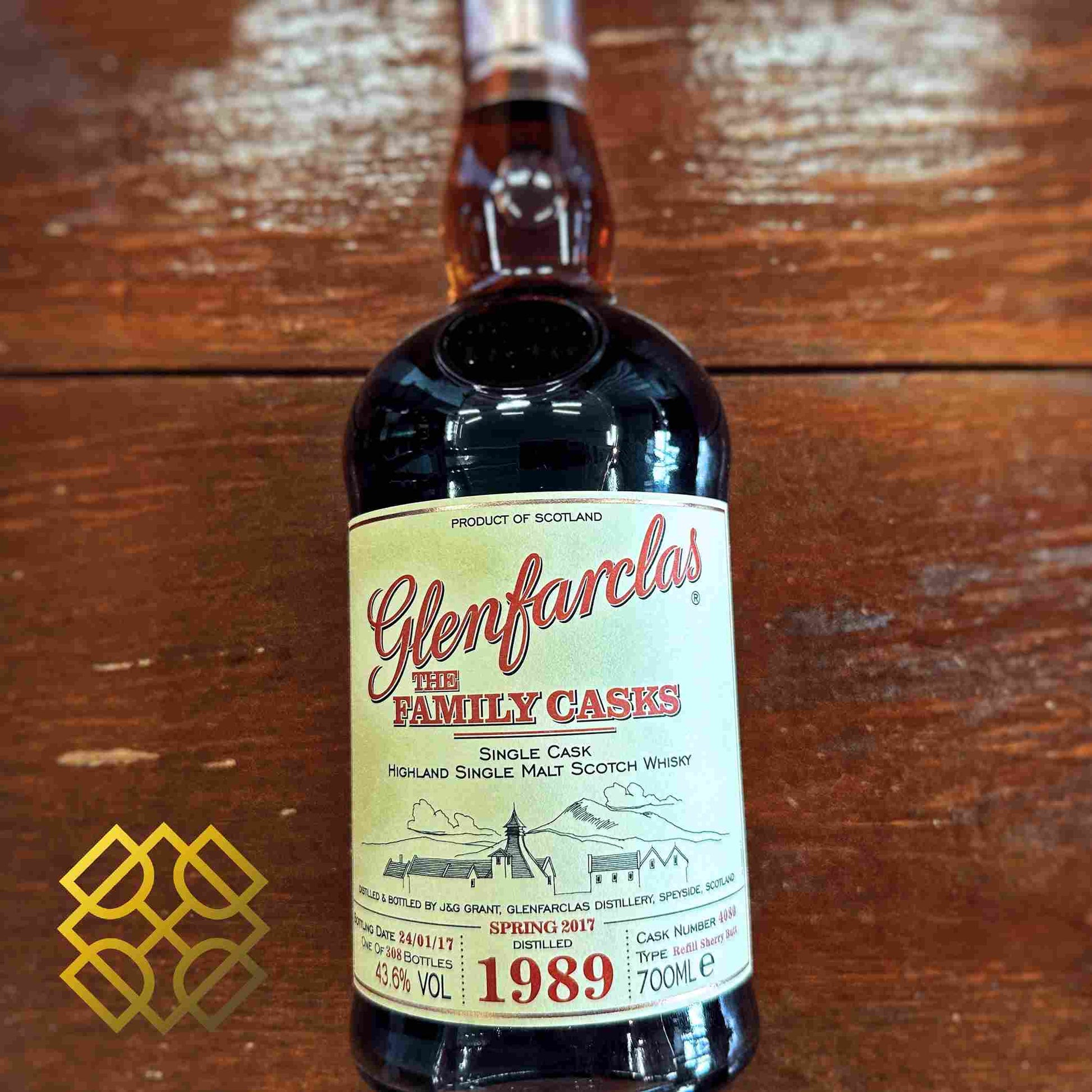 Glenfarclas - 27YO, 1989/2017, #4080, 43.6% - Whisky