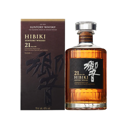 Hibiki 響 - 21YO, 43%
Type : Blended Whisky