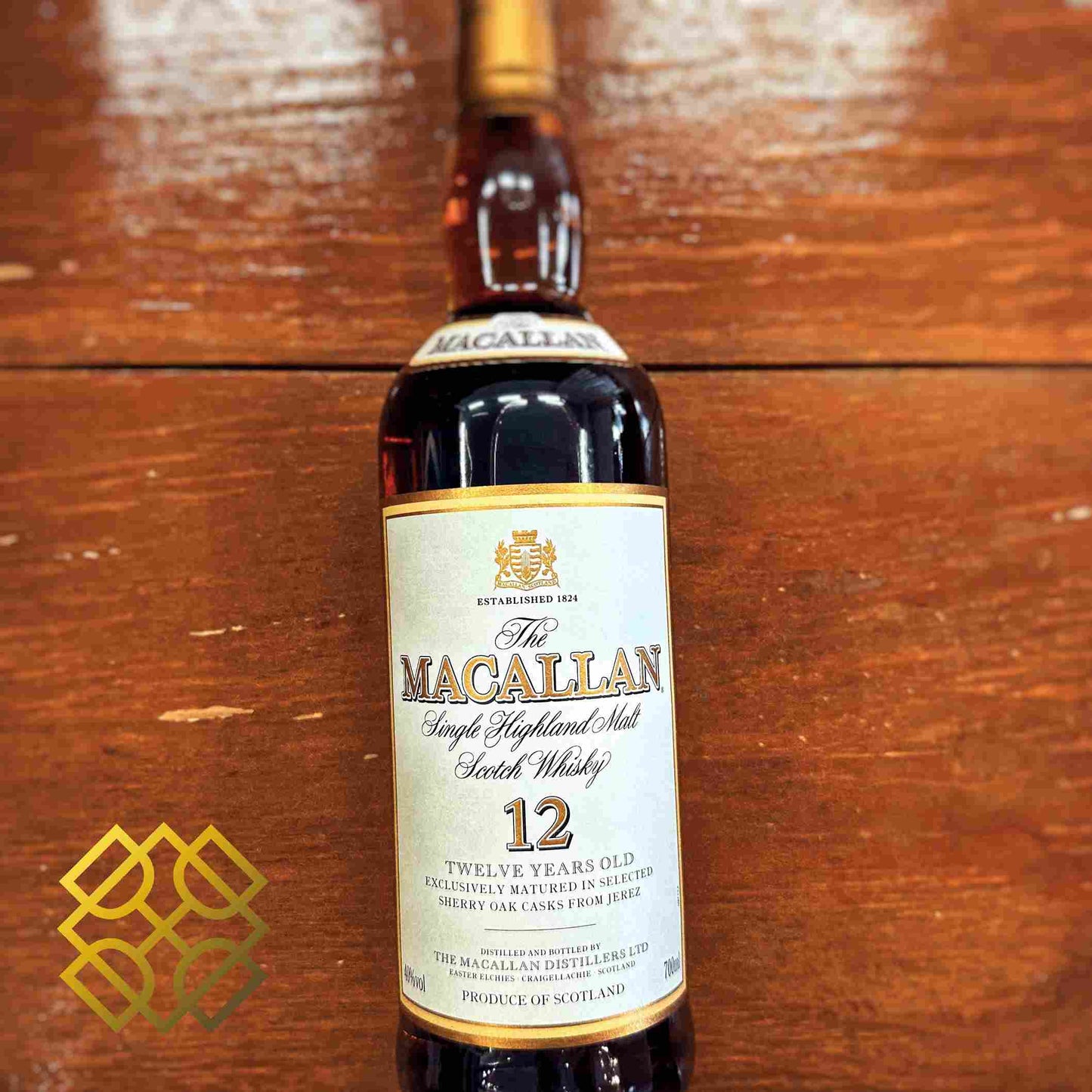 Macallan - 12YO, 90s bottled, 40% - Whisky