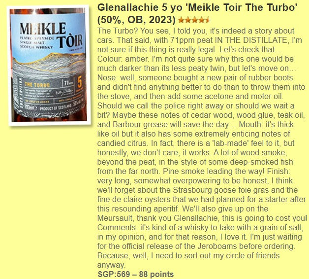 Meikle Toir (GlenAllachie) - 5YO, The Turbo, 50% - Whisky, 3