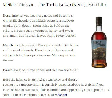 Meikle Toir (GlenAllachie) - 5YO, The Turbo, 50% - Whisky, 2