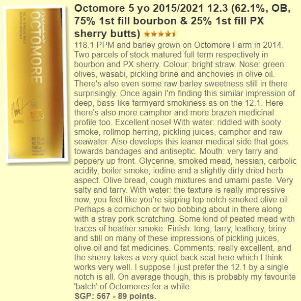 Octomore - 5YO, 118.1 PPM, 2021, 62.1% - Whisky, 2