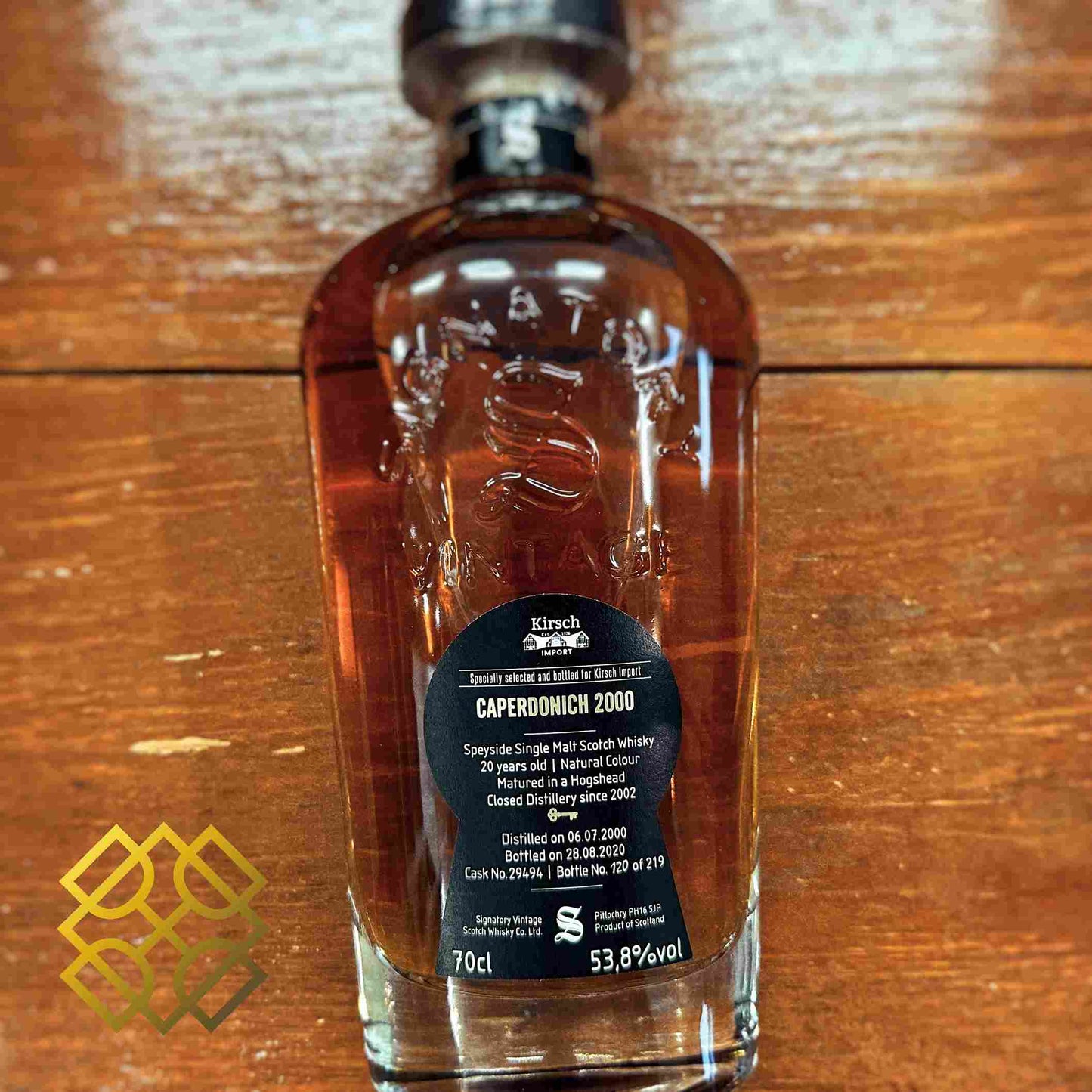 SV Caperdonich - 20YO, 2000/2020, #29494, 53.8% - Whisky