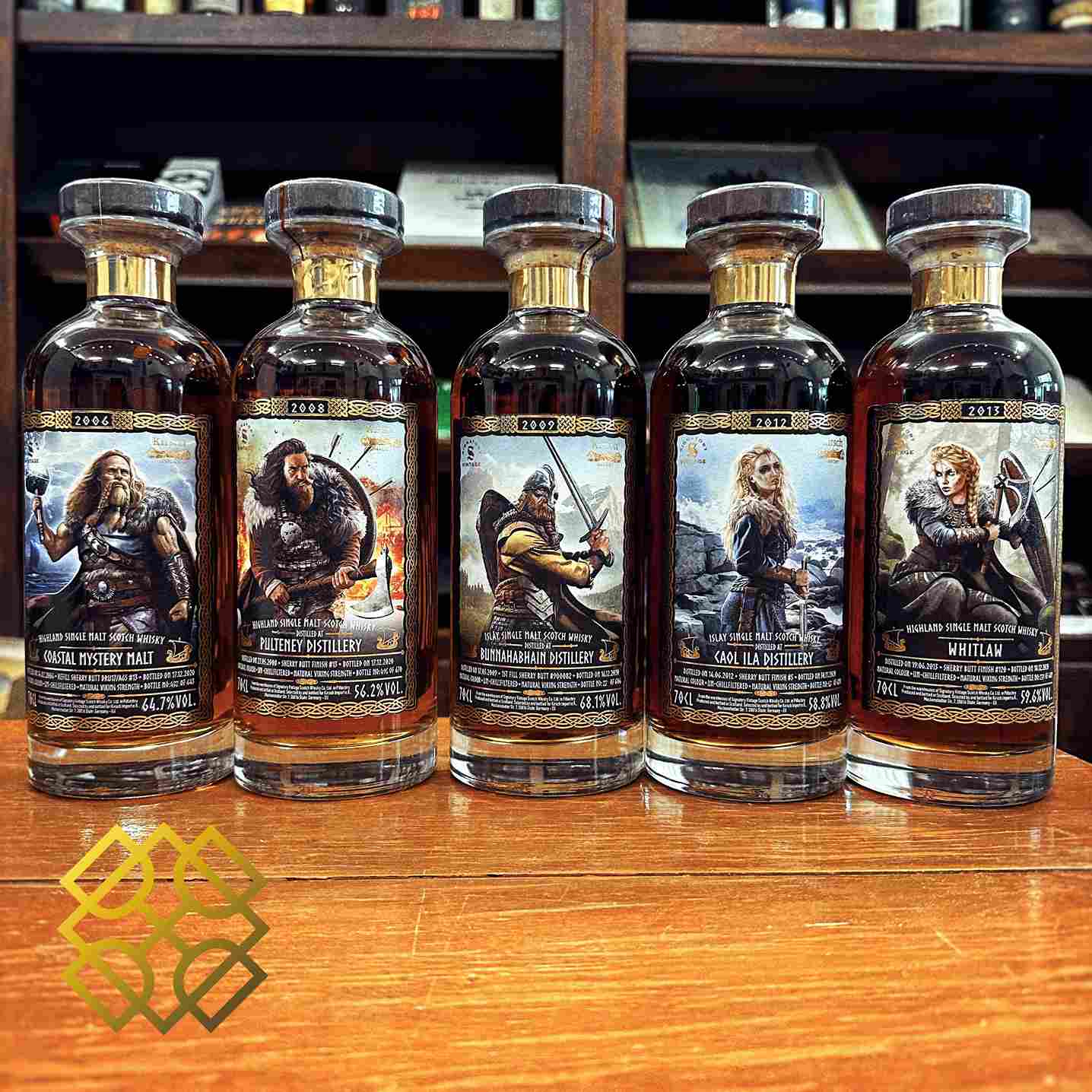 SV - Vikings Series (Full set 5 bottles) - Whisky