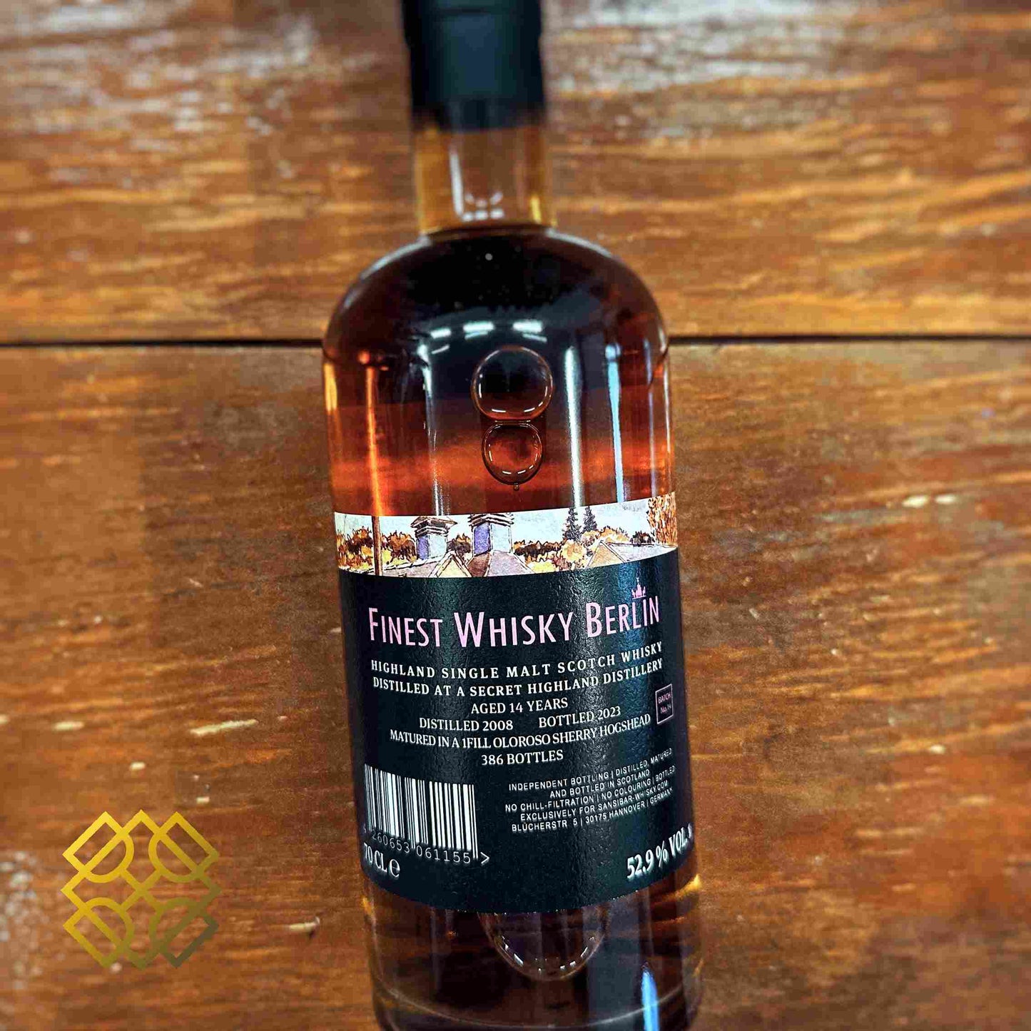 Sansibar Secret Highland - 14YO, 2008/2023, 52.9% - Whisky, back