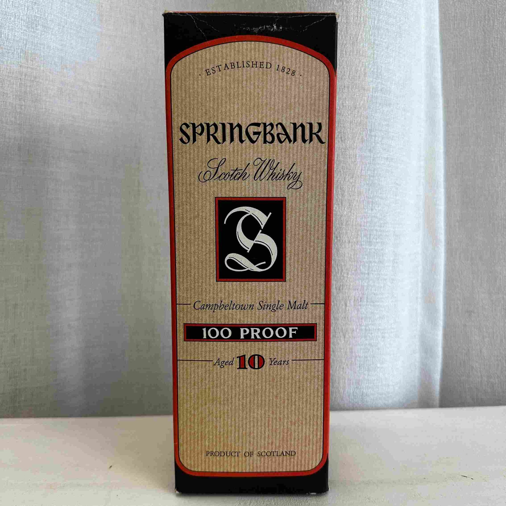 Springbank - 10YO, Beige Label, 100 Proof, 57% - Whisky,3