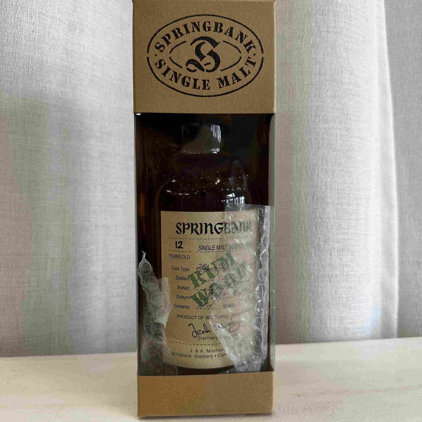 Springbank - 12YO, 1989/2002, Wood Expressions,54.6%-Whisky,3