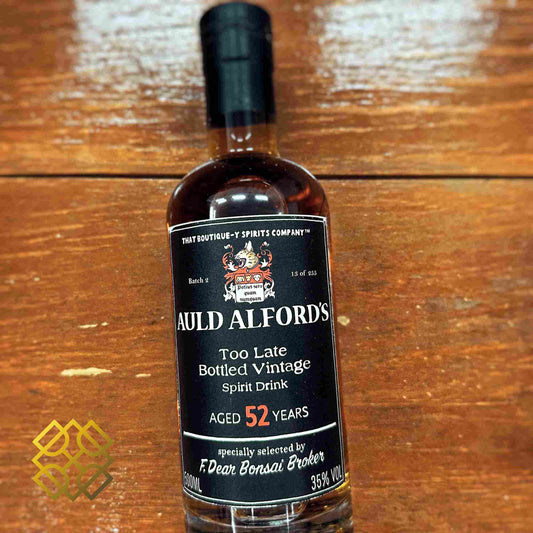 TBWC Auld Alfords - 52YO, 2022, 35% - Spirit