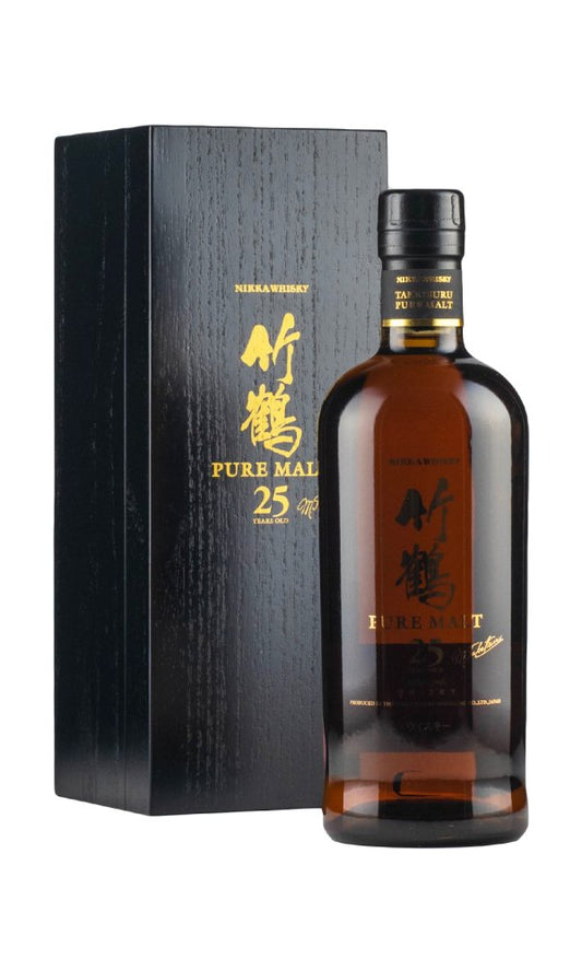 Taketsuru 竹鶴 - 25YO, Pure Malt, 43% - Whisky