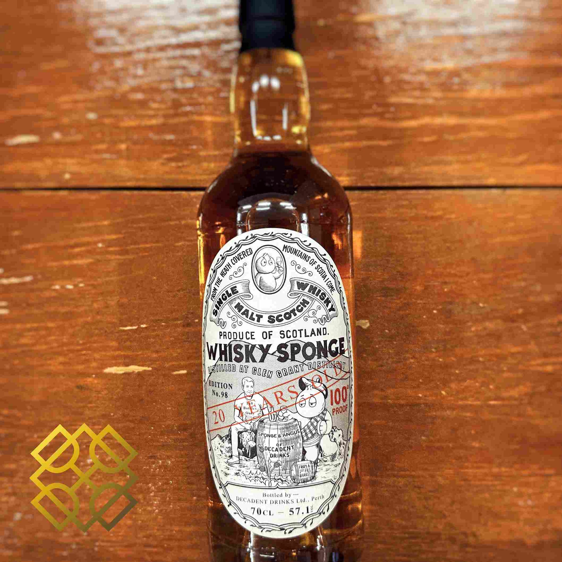 Whisky Sponge Glen Grant - 20YO, 57.1% - Whisky