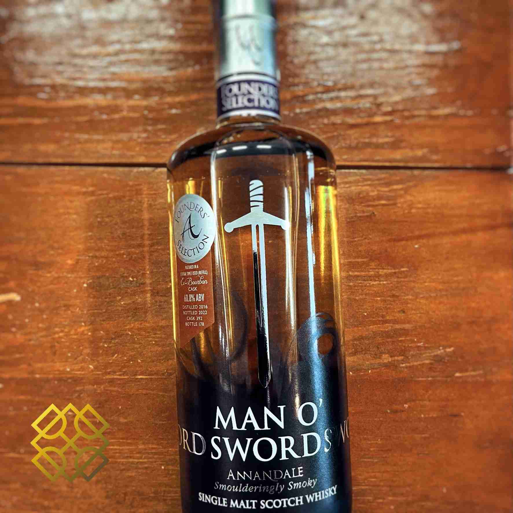 Annandale - 6YO, 2016/2022, Man O'Words Founders, 60.8%  Type : Single Malt Whisky
