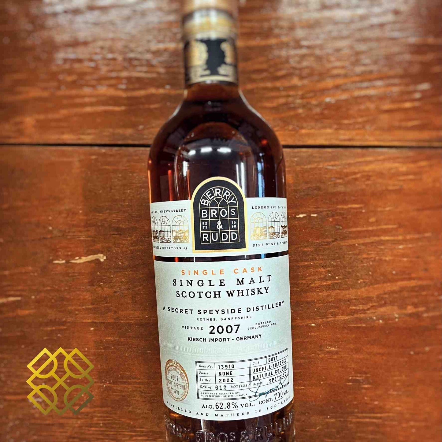 Berry Bros & Budd Secret Speyside Type : Single malt whisky