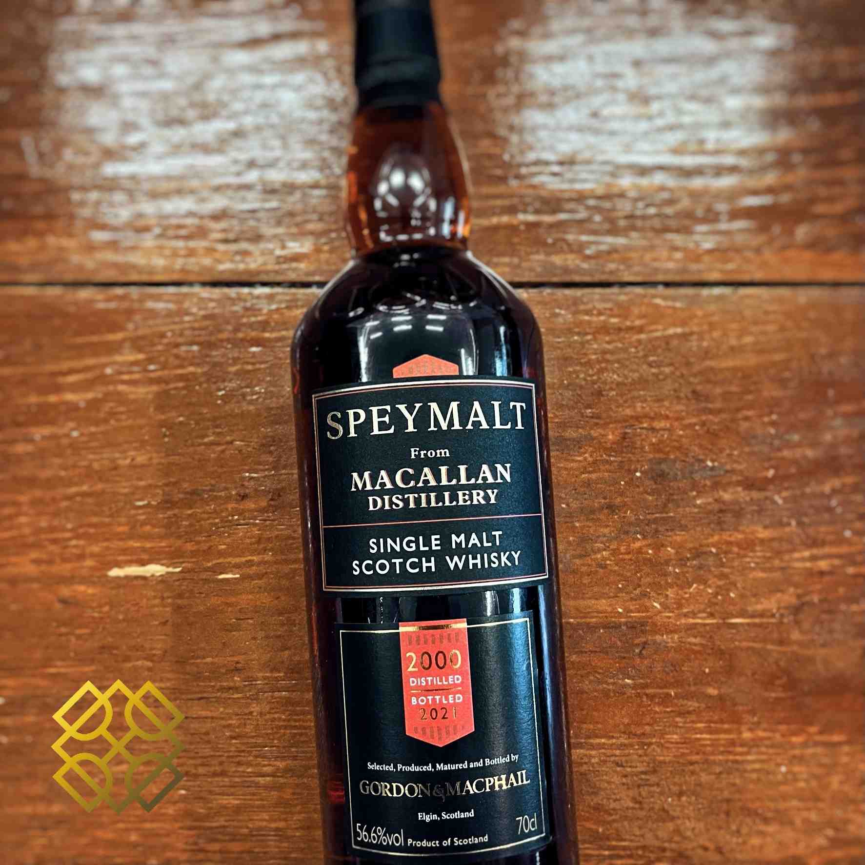 G&M Macallan - 20YO, 2000/2021, Speymalt, 56.6%  Type : Single malt whisky