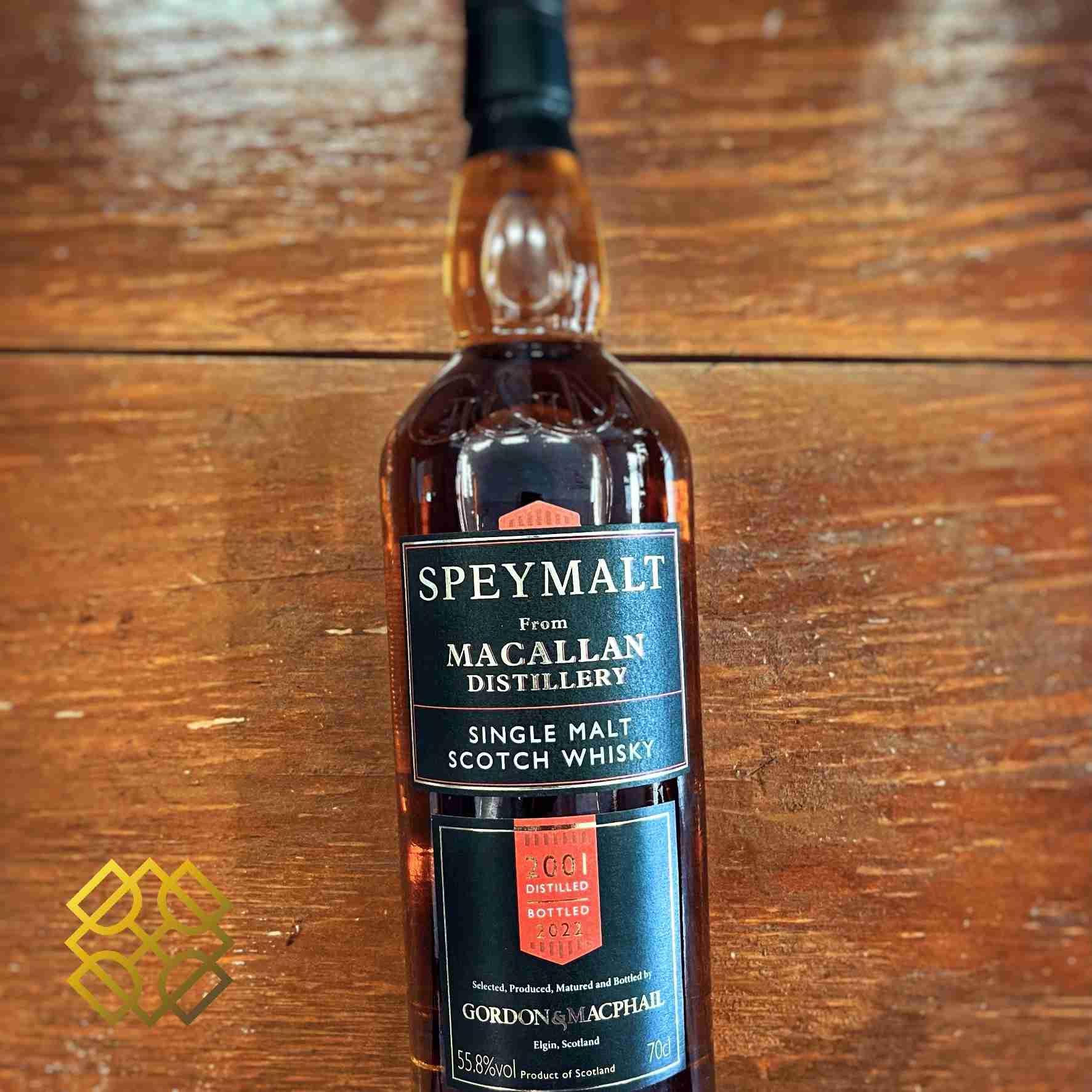 G&M Macallan - 21YO, 2001/2022, Speymalt, 55.8%  Type : Single malt whisky