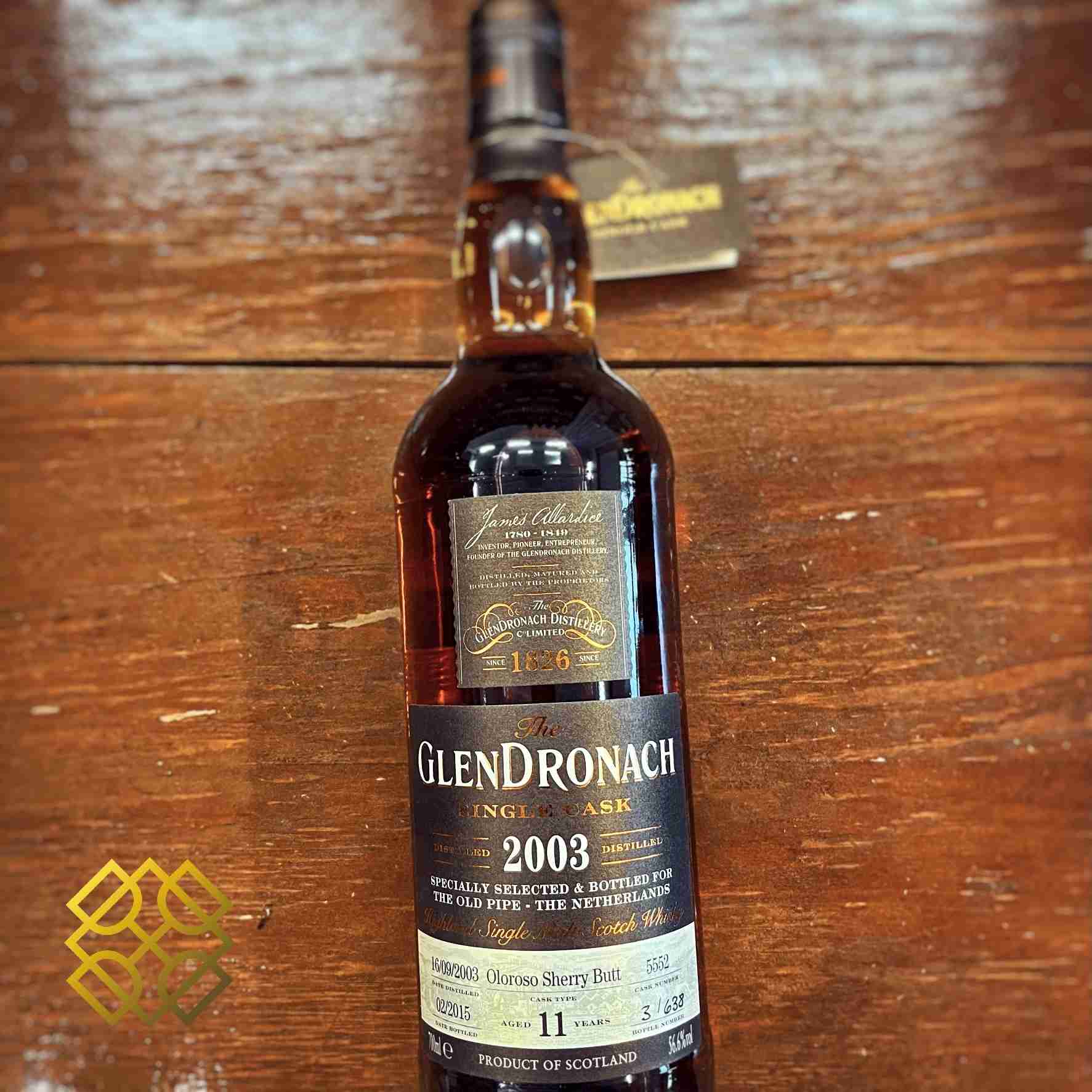 Glendronach - 11YO, 2003/2015, #5552, 56.6% Type : Single malt whisky